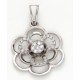 Beautifully Crafted Diamond Pendant in 18k gold with Certified Diamonds - PD0027ER, PD0027ERR